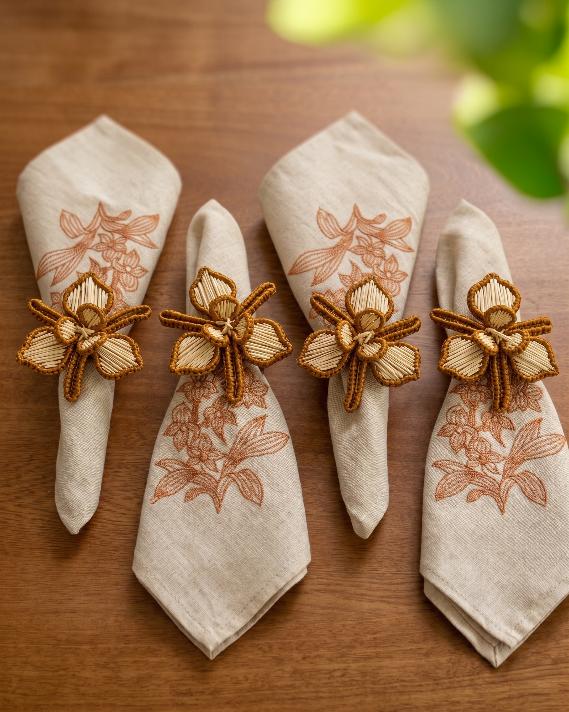 COMBO X4 SERVILLETEROS + SERVILLETAS.