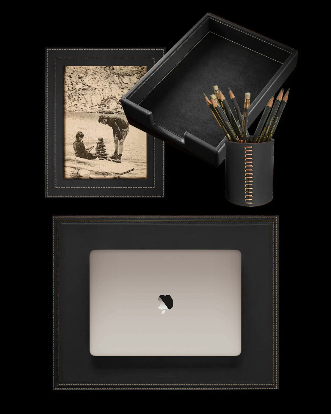 KIT ESCRITORIO NEGRO.